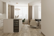 Moderný návrh  interiéru bytu v Discovery Residence | PRUNUS 4